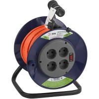 Удлинитель силовой ЭРА RPx-4s-2x0,75-30m на катушке