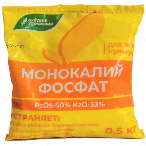 Удобрение БУЙСКИЕ-УДОБРЕНИЯ Монокалийфосфат, 0,5 кг (4607019657643)