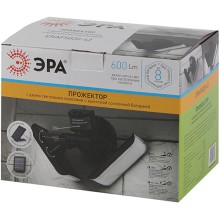 Прожектор ЭРА с двумя световыми панелями, с выносной солнечной батареей (ERAFS020-42)