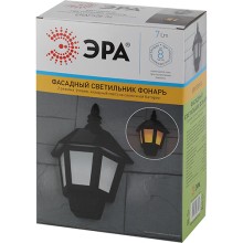 Фасадный светильник ЭРА на солнечной батарее (ERAFS08-36)