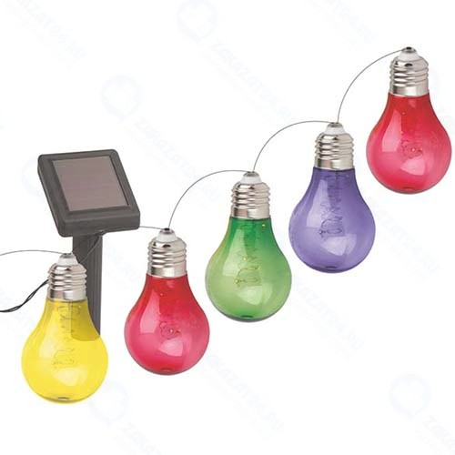 Садовая гирлянда ЭРА ERALM01-01, на солнечной батарее