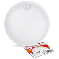 Светильник промышленный IN-HOME СПП-Д-КРУГ 8Вт 230В 6500К 640Лм IP65, с  датчиком движения