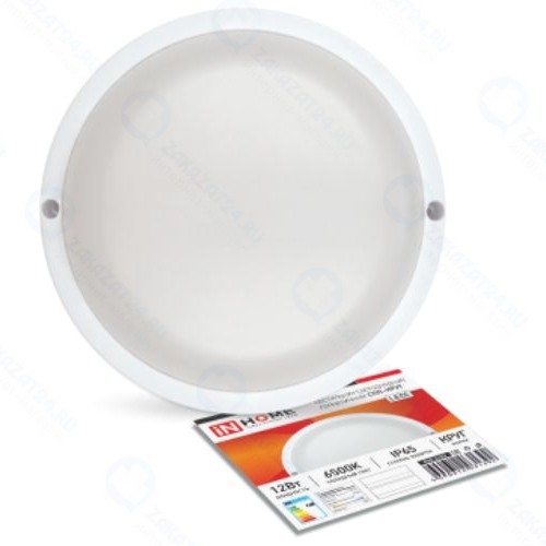 Светильник промышленный IN-HOME СПП-КРУГ 12Вт 230В 6500К 960Лм IP65