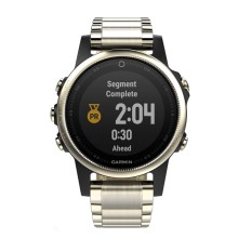 Смарт-часы Garmin Fenix 5S Sapphire Champagne/Metal Band GPS (010-01685-15)