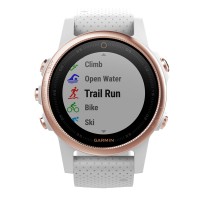 Смарт-часы Garmin Fenix 5S Sapphire Rose Gold/White Band (010-01685-17)