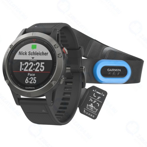Смарт-часы Garmin Fenix 5 Slate Gray GPS (010-01688-00)
