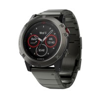 Смарт-часы Garmin Fenix 5 Sapphire GPS Grey/Metal Band (010-01688-21)