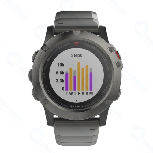 Смарт-часы Garmin Fenix 5X Sapphire GPS Grey/Metal Band (010-01733-03)