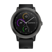 Смарт-часы Garmin Vivoactive 3 Silicone Slate Black (010-01769-12)