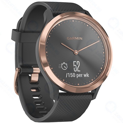 Смарт-часы Garmin Vivomove HR Sport S/M Black/Rose (010-01850-26)