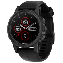 Смарт-часы Garmin Fenix 5S Plus Sapphire Black (010-01987-03)