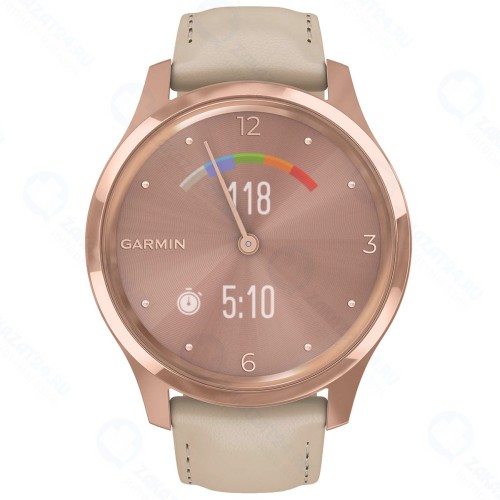 Смарт-часы Garmin Vivomove Luxe Rose Gold/Light Sand (010-02241-21)