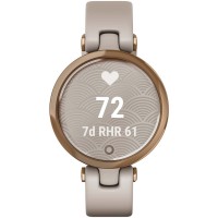 Смарт-часы Garmin Lily, безель цвета розовое золото, песочный корпус, силиконовый ремешок (010-02384-11)