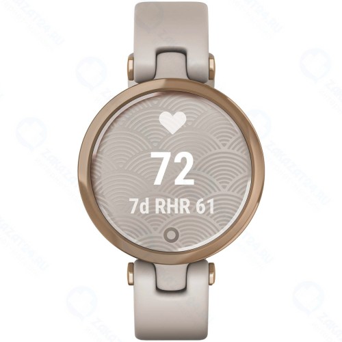 Смарт-часы Garmin Lily, безель цвета розовое золото, песочный корпус, силиконовый ремешок (010-02384-11)