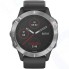 Смарт-часы Garmin Fenix 6 Solar, серебристые с черным ремешком (010-02410-00)