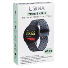 Смарт-часы LOONA FIT-02 Black/Grey