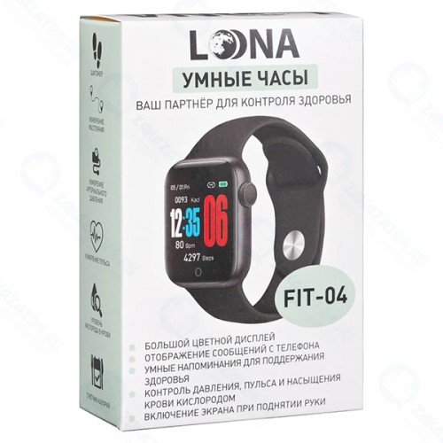 Смарт-часы LOONA FIT-04 Black