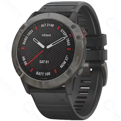 Смарт-часы Garmin Fenix 6X Sapphire Carbon Gray/Black