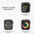 Смарт-часы Apple Watch Series 7 GPS 41mm Midnight Aluminium Case with Sport Band (MKMX3RU/A)