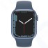 Смарт-часы Apple Watch Series 7 GPS 41mm Blue Aluminium Case with Abyss Blue Sport Band (MKN13RU/A)