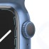 Смарт-часы Apple Watch Series 7 GPS 41mm Blue Aluminium Case with Abyss Blue Sport Band (MKN13RU/A)