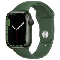 Смарт-часы Apple Watch Series 7 GPS 45mm Green Aluminium Case with Clover Sport Band (MKN73RU/A)