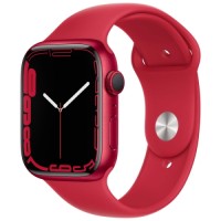 Смарт-часы Apple Watch Series 7 GPS 45mm (PRODUCT)RED Aluminium Case with Sport Band (MKN93RU/A)