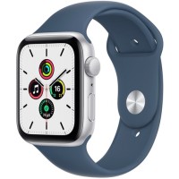 Смарт-часы Apple Watch SE GPS 44mm Silver Aluminum Case with Abyss Blue Sport Band (MKQ43RU/A)