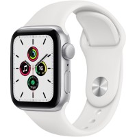 Смарт-часы Apple Watch SE 40mm Silver Aluminum Case with White Sport Band (MYDM2RU/A)