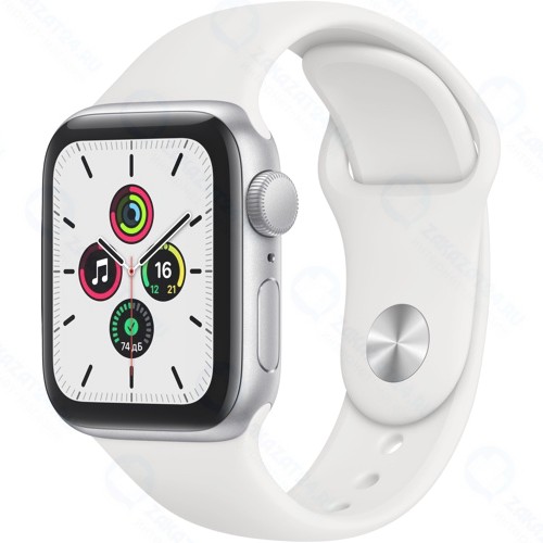 Смарт-часы Apple Watch SE 40mm Silver Aluminum Case with White Sport Band (MYDM2RU/A)