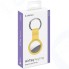 Брелок Deppa для Apple AirTag, с кольцом, силикон, желтый (47211)