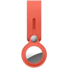 Брелок-подвеска Deppa для Apple AirTag, с петлей, силикон, оранжевый (47214)