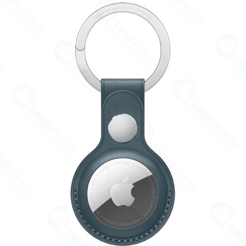 Брелок Apple для AirTag Leather Key Ring Baltic Blue (MHJ23ZM/A)