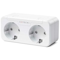 Умная розетка Satechi Homekit Dual Smart (ST-HK20AW-EU)
