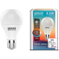 Светодиодная лента Gauss Smart Home DIM+CCT E27 A60 8.5W