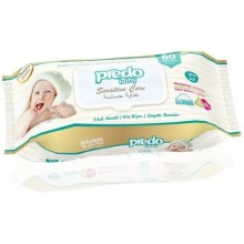Детские влажные салфетки PREDO Baby, 80 шт (W-180)