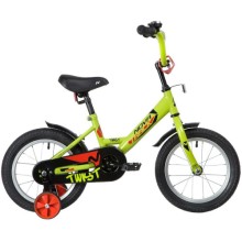 Велосипед детский Novatrack Twist 14 (2020), салатовый (141TWIST.GN20)