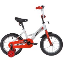 Велосипед детский Novatrack Strike 14'', белый/красный (143STRIKE.WTR20) Велосипед детский Novatrack Strike 14'', белый/красный (143STRIKE.WTR20)