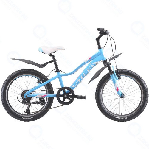 Велосипед подростковый Stark Bliss 20.1 V 2020, голубой/розовый/белый (H000016488)