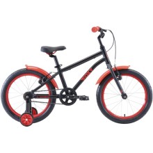 Велосипед детский Stark Foxy 18 Boy 2020, черный/красный (H000016490)