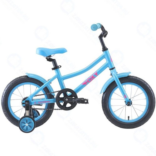 Детский велосипед Stark Foxy 14 Boy 2020, голубой, рама One size