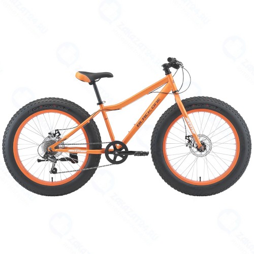 Подростковый велосипед Black One Monster 24 D оранжевый/серый
