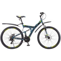 Велосипед Stels Focus MD 27.5 21-sp (V010) 19, серый/жёлтый (LU083839)