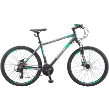 Велосипед Stels Navigator-590 D 26 (K010) 16, серый/салатовый (LU089781)