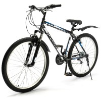 Велосипед 1toy TopGear Forester, колеса 26'', рама 18'', черный (ВН26430К)