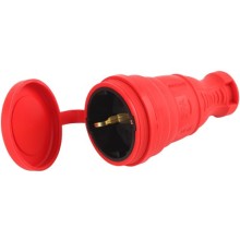 Разъем каучуковый ЭРА R8-RED-IP44