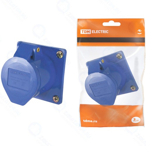 Розетка силовая TDM Electric SQ0606-0001