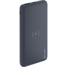Внешний аккумулятор Deppa NRG Qi 10000 mAh, QC 3.0, Power Delivery 18W, Qi 10W Graphite (33552)