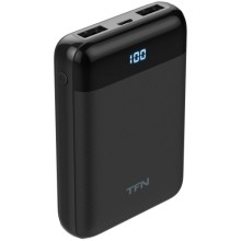 Внешний аккумулятор TFN Mini LCD 10000 mAh Black (TFN-PB-215-BK) Внешний аккумулятор TFN Mini LCD 10000 mAh Black (TFN-PB-215-BK)