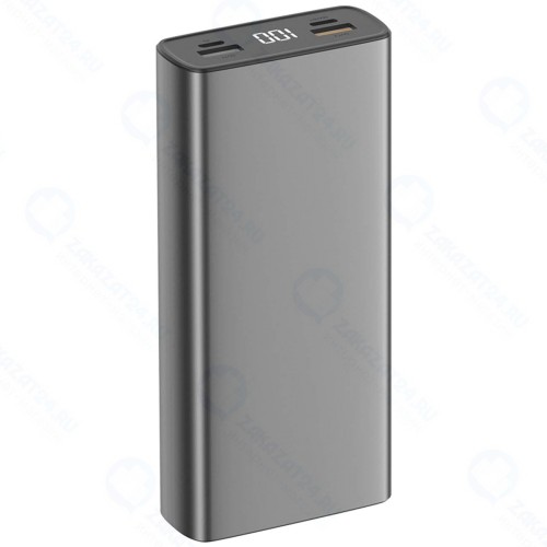 Внешний аккумулятор TFN Steel LCD PD 20000 мАч, серый (TFN-PB-262-GR)